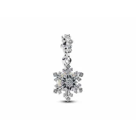 Charm Colgante Doble Pandora Copo de Nive Opalescente 794142C01