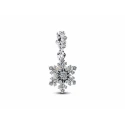 Charm Colgante Doble Pandora Copo de Nive Opalescente 794142C01