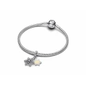 Charm Colgante Doble Pandora Copo de Nive Opalescente 794142C01