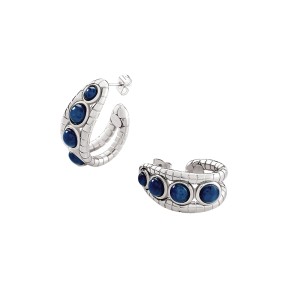 Pendientes Criollas Agatha Paris Baño Plata y Cabujones...