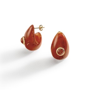 Pendientes Largos Agatha Paris Be Rojo 02380765-322-TU