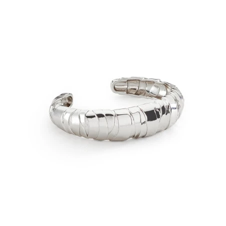 Pulsera Rígida Agatha Paris Be Baño Plata 02451210-064-TU