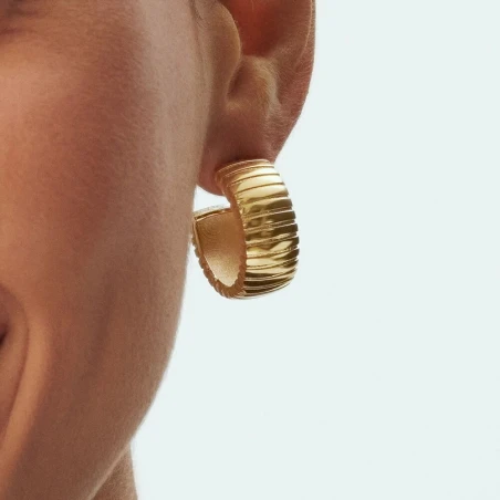 Pendientes Criollas Agatha Paris Ear5Be Baño Oro 02370118-157-TU