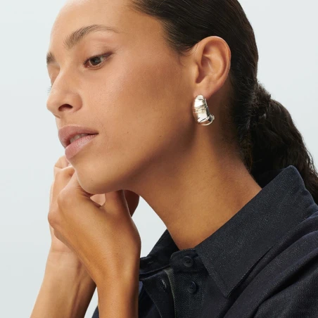 Pendientes Agatha Paris Criollas Be Baño Plata 02351020-064-TU