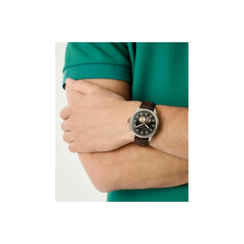 Reloj Aston Martin Fórmula 1 Plateado y Negro Automático Hombre MTTS1F501