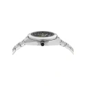 Reloj Aston Martin Fórmula 1 Plateado y Negro Multifunción Hombre MTRI1F505