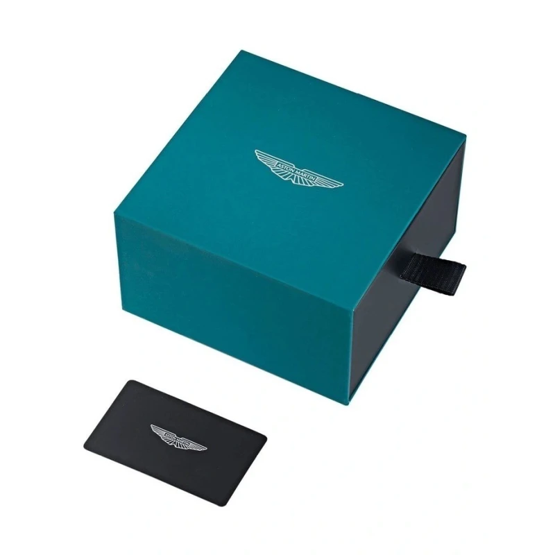 Reloj Aston Martin Fórmula 1 Plateado y Negro Multifunción Hombre MTRI1F505