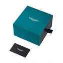 Reloj Aston Martin Fórmula 1 Plateado y Negro Multifunción Hombre MTRI1F505