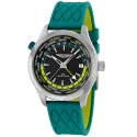 Reloj Aston Martin Plateado y Verde Analógico Hombre MTIZ1F503