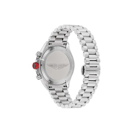 Reloj Aston Martin Plateado y Negro Cronógrafo Hombre MTIS1F501