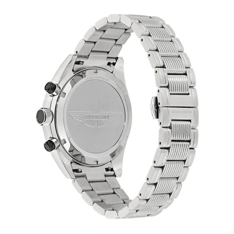 Reloj Aston Martin Fórmula 1 Plateado y Verde Cronógrafo Hombre MTIB1F501