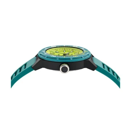 Reloj Aston Martin Fórmula 1 Verde y Amarillo Analógico Hombre MTFK1F501