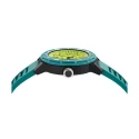 Reloj Aston Martin Fórmula 1 Verde y Amarillo Analógico Hombre MTFK1F501