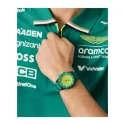 Reloj Aston Martin Fórmula 1 Verde y Amarillo Analógico Hombre MTFK1F501