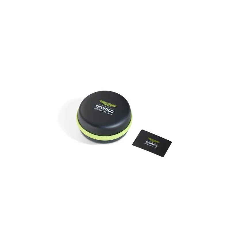 Reloj Aston Martin Fórmula 1 Verde y Amarillo Analógico Hombre MTFK1F501
