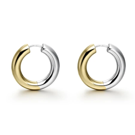 Pendientes Itemporality Aro Baño Bicolor SEA-400-444-UU