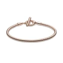Pulsera Pandora Moments en Pandora Rose Cadena de Serpiente Cierre en T 599087C00