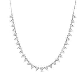 Collar Itemporality Plata Baño Rodio y Circonitas...