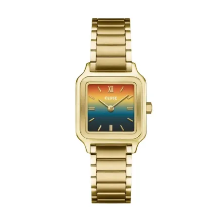 Reloj Cluse Gracieuse Petite Dorado y Atardecer Analógico Mujer CW11824