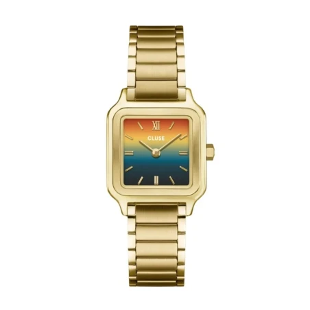 Reloj Cluse Gracieuse Petite Dorado y Atardecer Analógico Mujer CW11824
