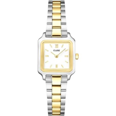 Reloj Cluse Gracieuse Mini Plateado y Dorado Analógico Mujer CW15501