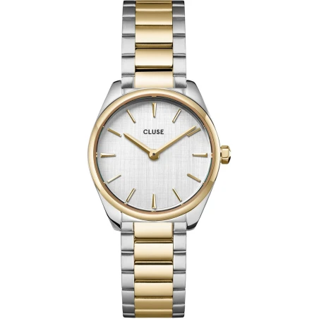 Reloj Cluse Féroce Mini Plateado y Dorado Analógico Mujer CW11708