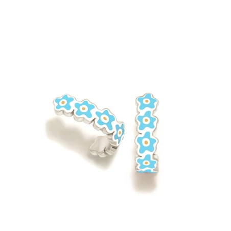 Pendientes Criollas Agatha Ruiz de la Prada Flores Azules 015AGT