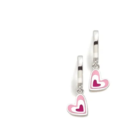 Pendientes Criollas Agatha Ruiz de la Prada Corazones Rosa 026DIV