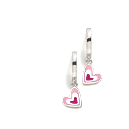 Pendientes Criollas Agatha Ruiz de la Prada Corazones Rosa 026DIV