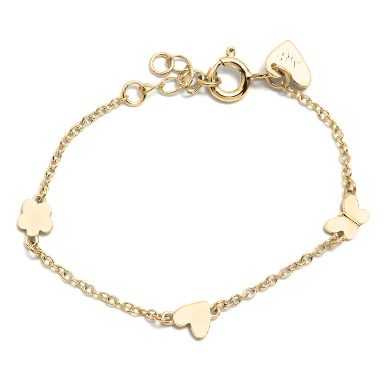 Pulsera Agatha Ruiz de la Prada Iconos Plata Baño Oro 305NBED