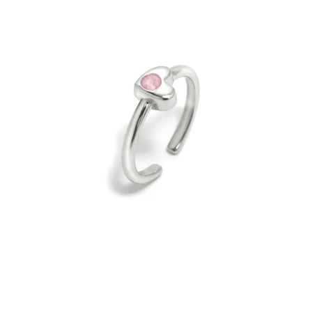 Anillo Agatha Ruiz de la Prada Corazón Plata y Circonita Rosa 225GAG