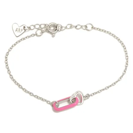 Pulsera Agatha Ruiz de la Prada Corazón Link Rosa 315LIN