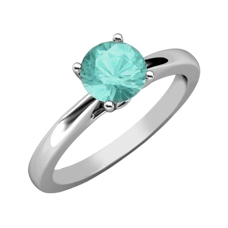 Anillo Brizzling Moissanite Colors Aquamarina BMR005-A