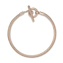 Pulsera Pandora Moments en Pandora Rose Cadena de Serpiente Cierre en T 599087C00