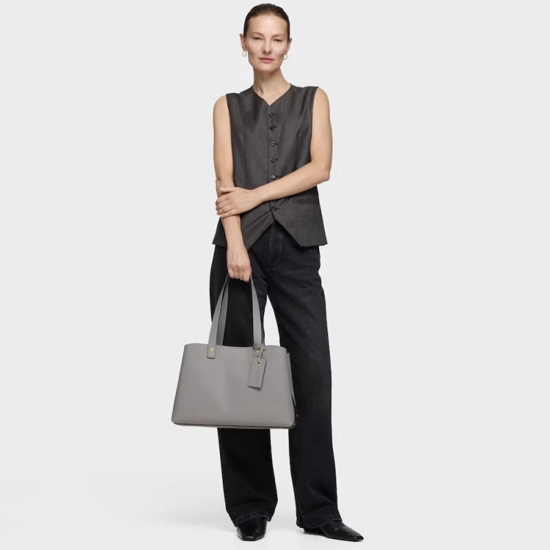Bolso City TOUS The Citybow Gris Mediano 2002355147