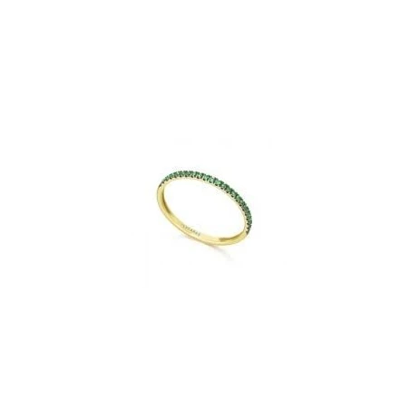 Anillo Le Carré Edén Oro 18kt y Esmeraldas GA194ES