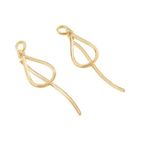 Pendientes Largos Agatha Paris Maude Baño Oro...