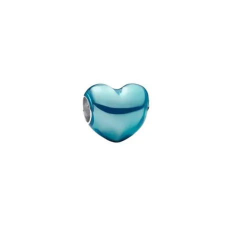 Charm Pandora Corazón Metálico Azul Cielo 793337C06