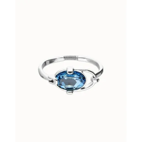 Pulsera UNOde50 Ser Deslumbrante Baño Plata y Cristal Azul PUL2593AZUMTL0M