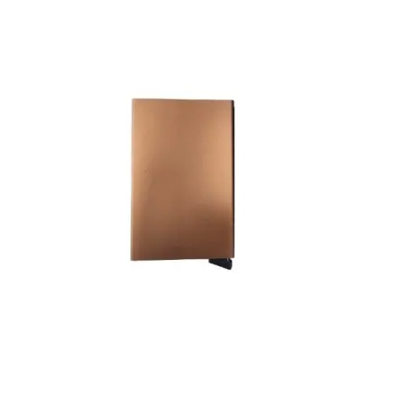 Tarjetero Protector Aluminio Marrón 221-006