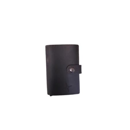 Tarjetero Serraje Marrón Hombre 222-102MA