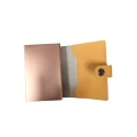 Tarjetero Piel Grabada Mostaza Hombre 222-103MO