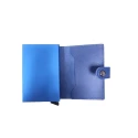 Tarjetero Piel Grabada Azul Marino Hombre 222-103MARI