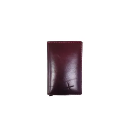 Tarjetero Piel Burdeos Hombre 222-206BUR
