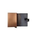 Tarjetero Serraje Marrón Hombre 222-102MA