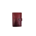Tarjetero Piel Envejecida Burdeos Hombre 222-104BUR