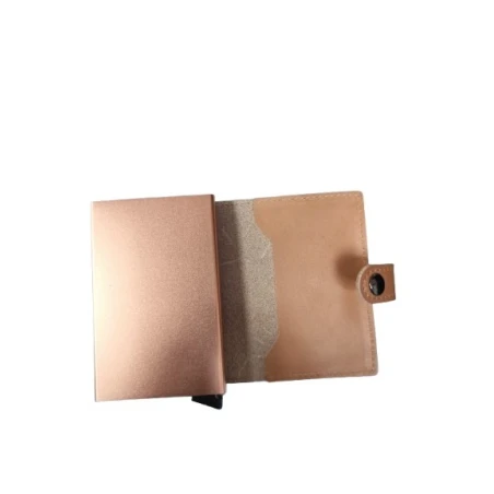 Tarjetero Piel Envejecida Cuero Hombre 222-104CU