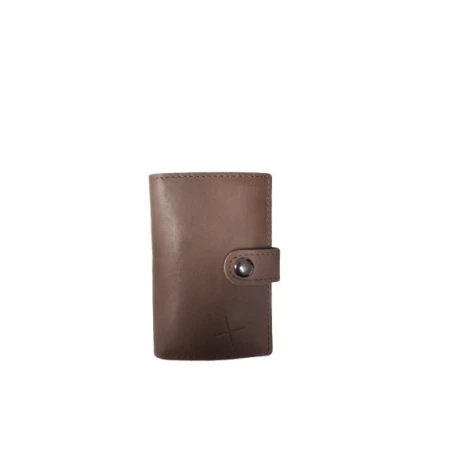 Tarjetero Piel Arena y Verde Hombre 222-105ARE-VE