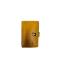 Tarjetero Piel Mostaza y Azul Hombre 222-105MOS-AZ