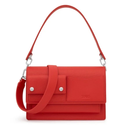 Bolso Bandolera TOUS Audree Pocket Rojo Mediano 2002358117